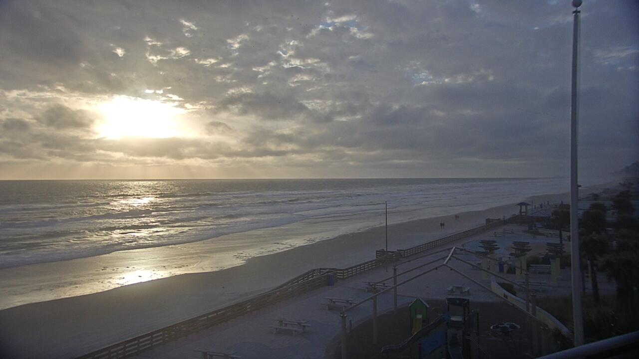 Thumbnail for current weather camera view from Volusia County Lifeguard HQ Admin Center in Daytona Beach, Florida
