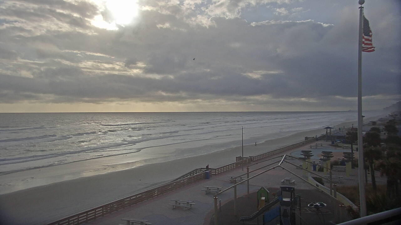 Thumbnail for current weather camera view from Volusia County Lifeguard HQ Admin Center in Daytona Beach, Florida