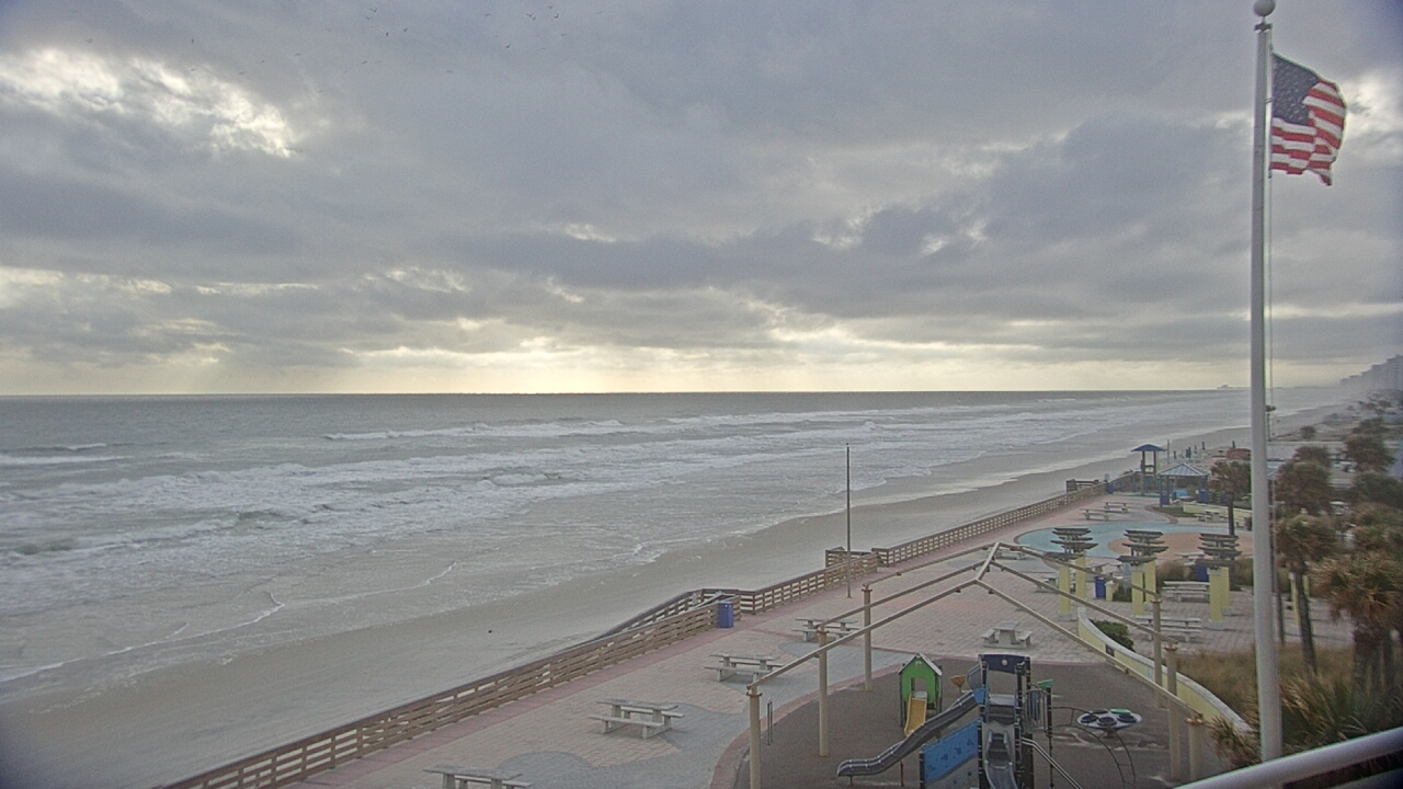 Thumbnail for current weather camera view from Volusia County Lifeguard HQ Admin Center in Daytona Beach, Florida