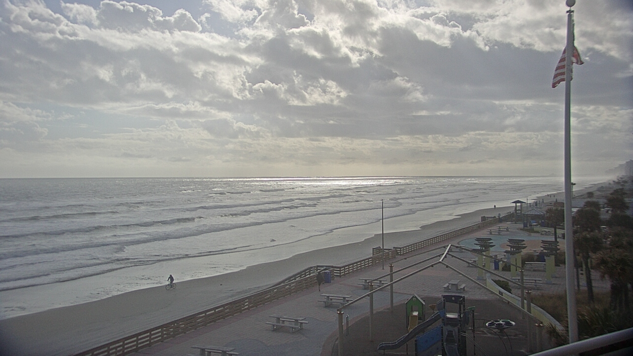 Thumbnail for current weather camera view from Volusia County Lifeguard HQ Admin Center in Daytona Beach, Florida
