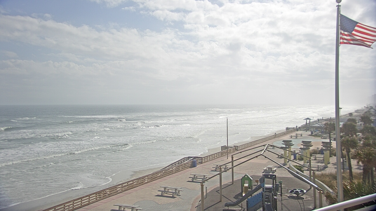 Thumbnail for current weather camera view from Volusia County Lifeguard HQ Admin Center in Daytona Beach, Florida