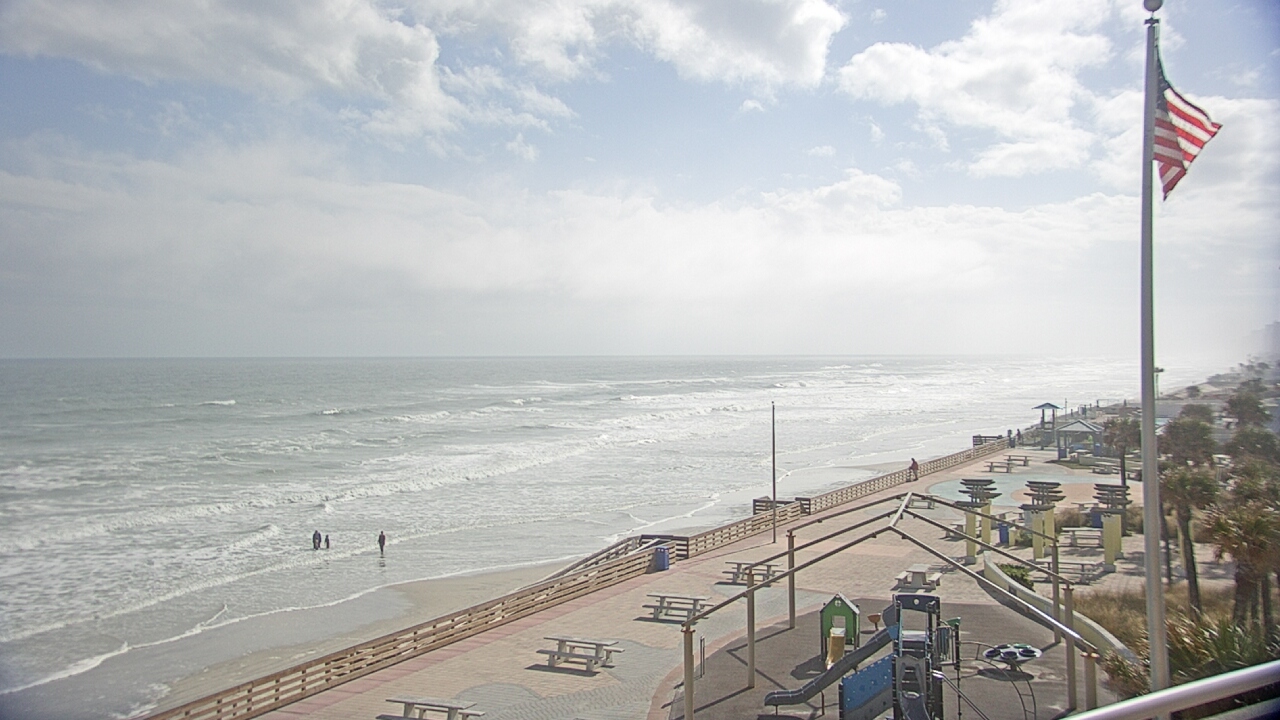 Thumbnail for current weather camera view from Volusia County Lifeguard HQ Admin Center in Daytona Beach, Florida