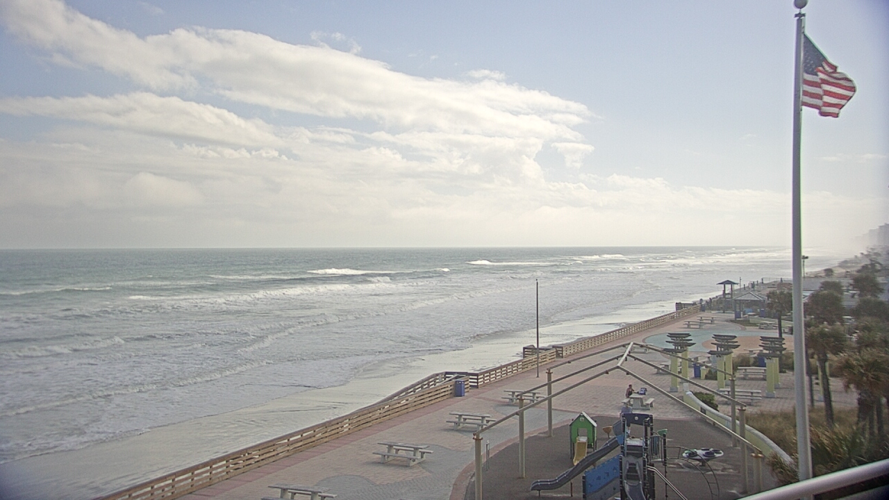 Thumbnail for current weather camera view from Volusia County Lifeguard HQ Admin Center in Daytona Beach, Florida