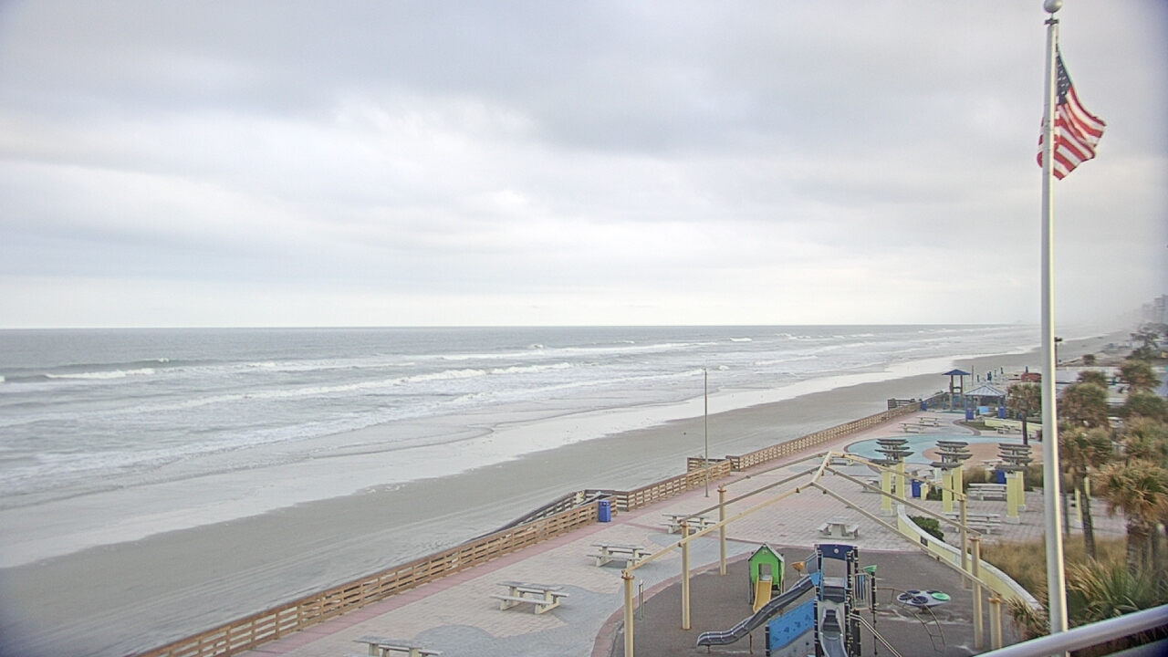 Thumbnail for current weather camera view from Volusia County Lifeguard HQ Admin Center in Daytona Beach, Florida