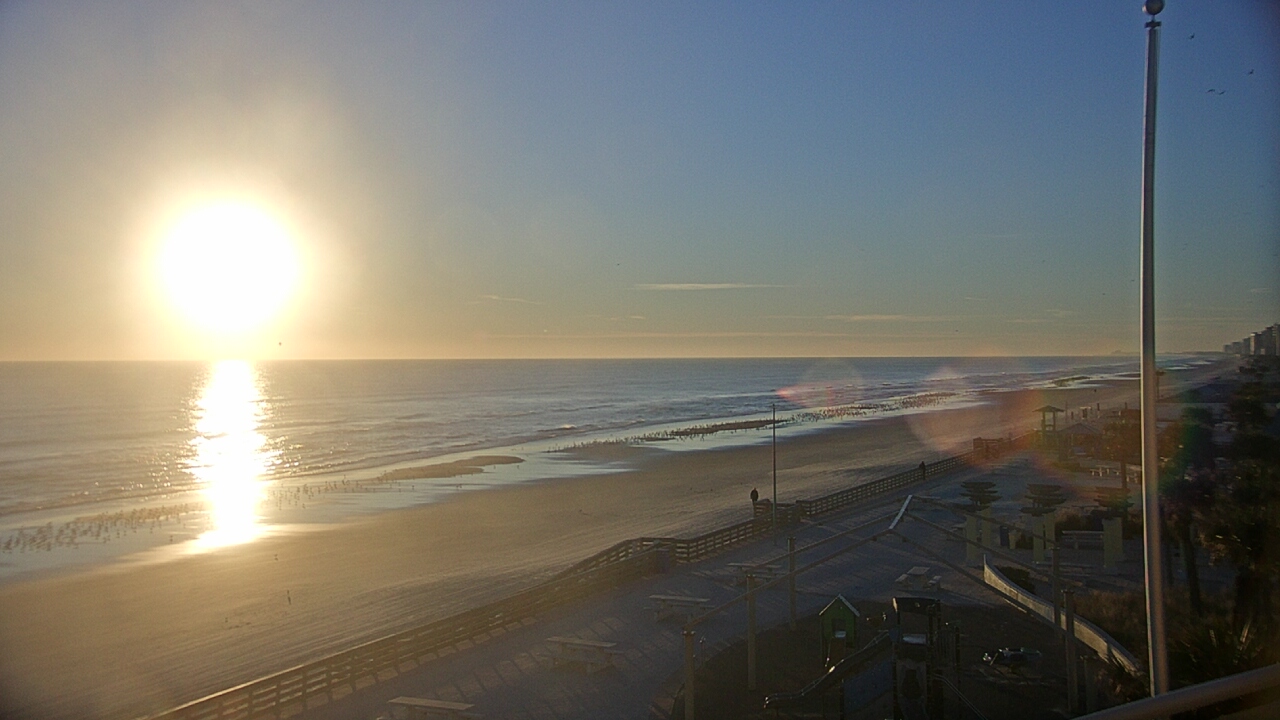 Thumbnail for current weather camera view from Volusia County Lifeguard HQ Admin Center in Daytona Beach, Florida