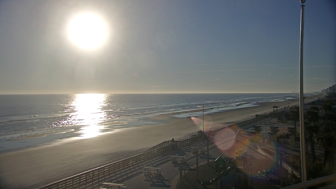 Thumbnail for current weather camera view from Volusia County Lifeguard HQ Admin Center in Daytona Beach, Florida