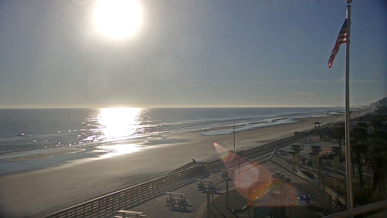 Thumbnail for current weather camera view from Volusia County Lifeguard HQ Admin Center in Daytona Beach, Florida