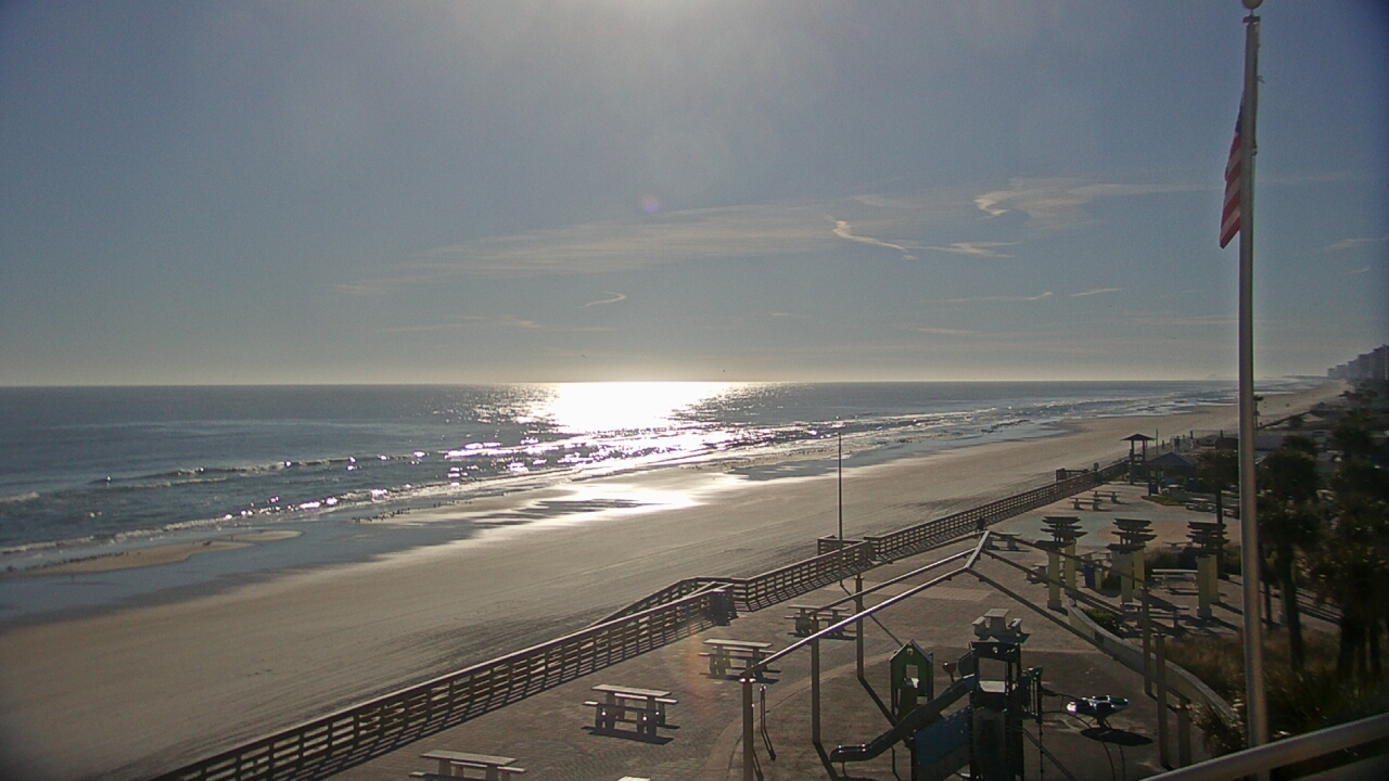 Thumbnail for current weather camera view from Volusia County Lifeguard HQ Admin Center in Daytona Beach, Florida