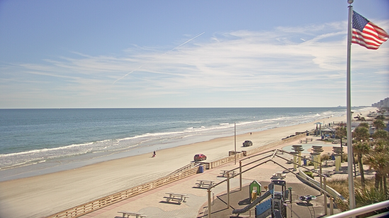 Thumbnail for current weather camera view from Volusia County Lifeguard HQ Admin Center in Daytona Beach, Florida