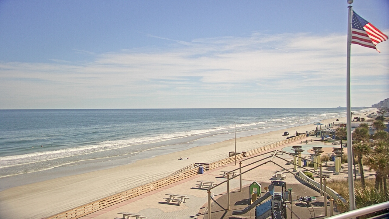 Thumbnail for current weather camera view from Volusia County Lifeguard HQ Admin Center in Daytona Beach, Florida