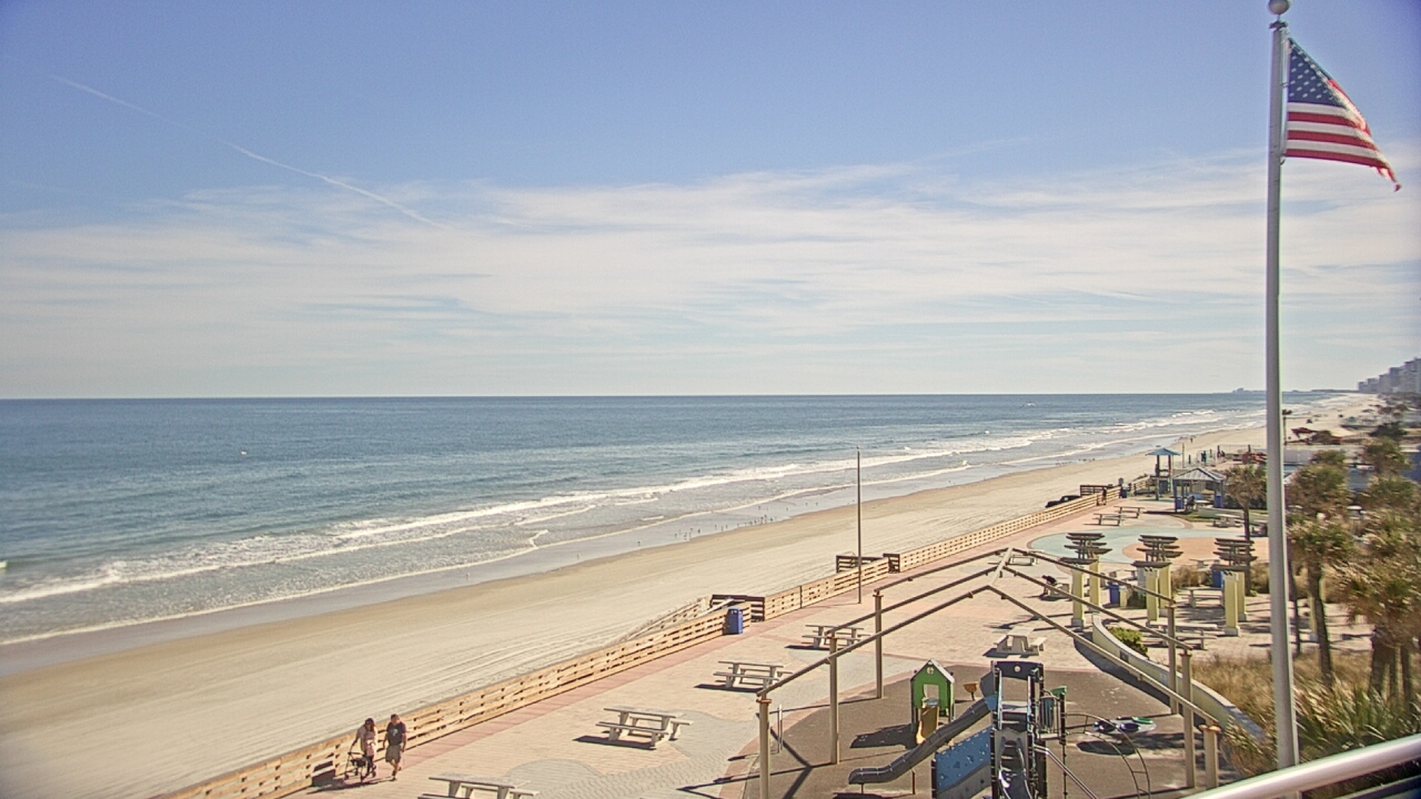 Thumbnail for current weather camera view from Volusia County Lifeguard HQ Admin Center in Daytona Beach, Florida