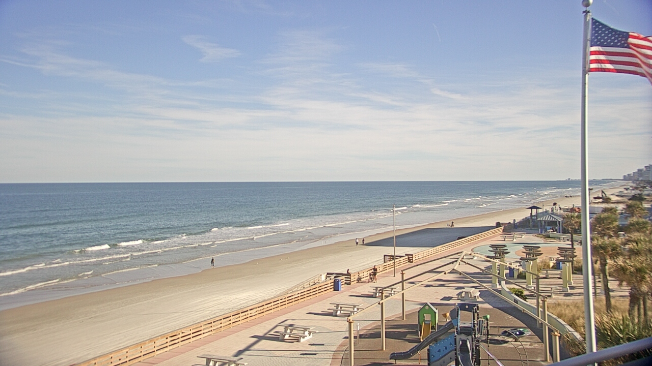 Thumbnail for current weather camera view from Volusia County Lifeguard HQ Admin Center in Daytona Beach, Florida