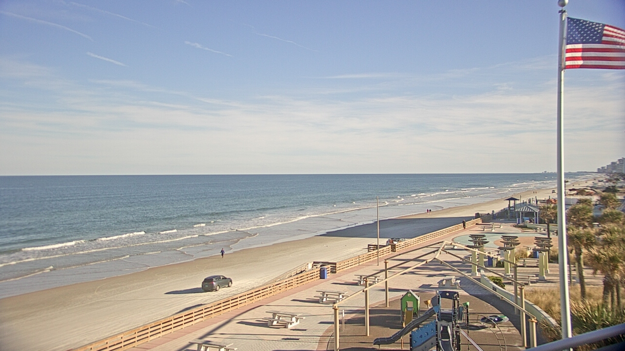 Thumbnail for current weather camera view from Volusia County Lifeguard HQ Admin Center in Daytona Beach, Florida