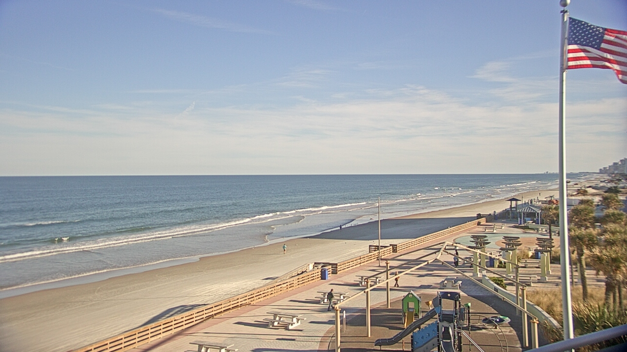 Thumbnail for current weather camera view from Volusia County Lifeguard HQ Admin Center in Daytona Beach, Florida