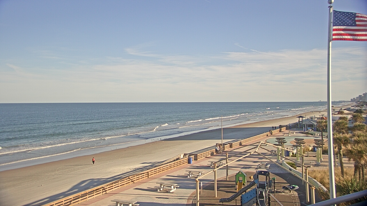 Thumbnail for current weather camera view from Volusia County Lifeguard HQ Admin Center in Daytona Beach, Florida