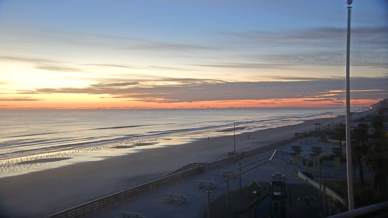 Thumbnail for current weather camera view from Volusia County Lifeguard HQ Admin Center in Daytona Beach, Florida