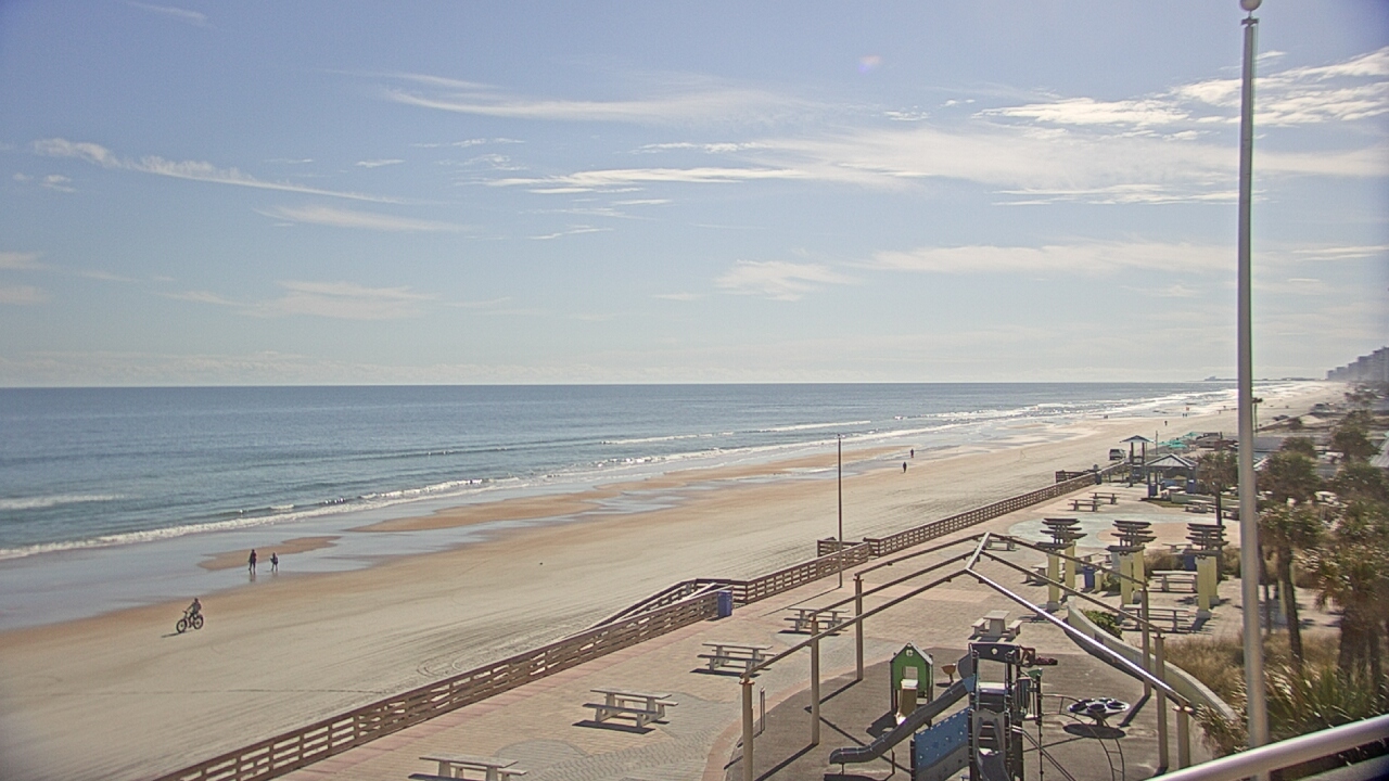 Thumbnail for current weather camera view from Volusia County Lifeguard HQ Admin Center in Daytona Beach, Florida