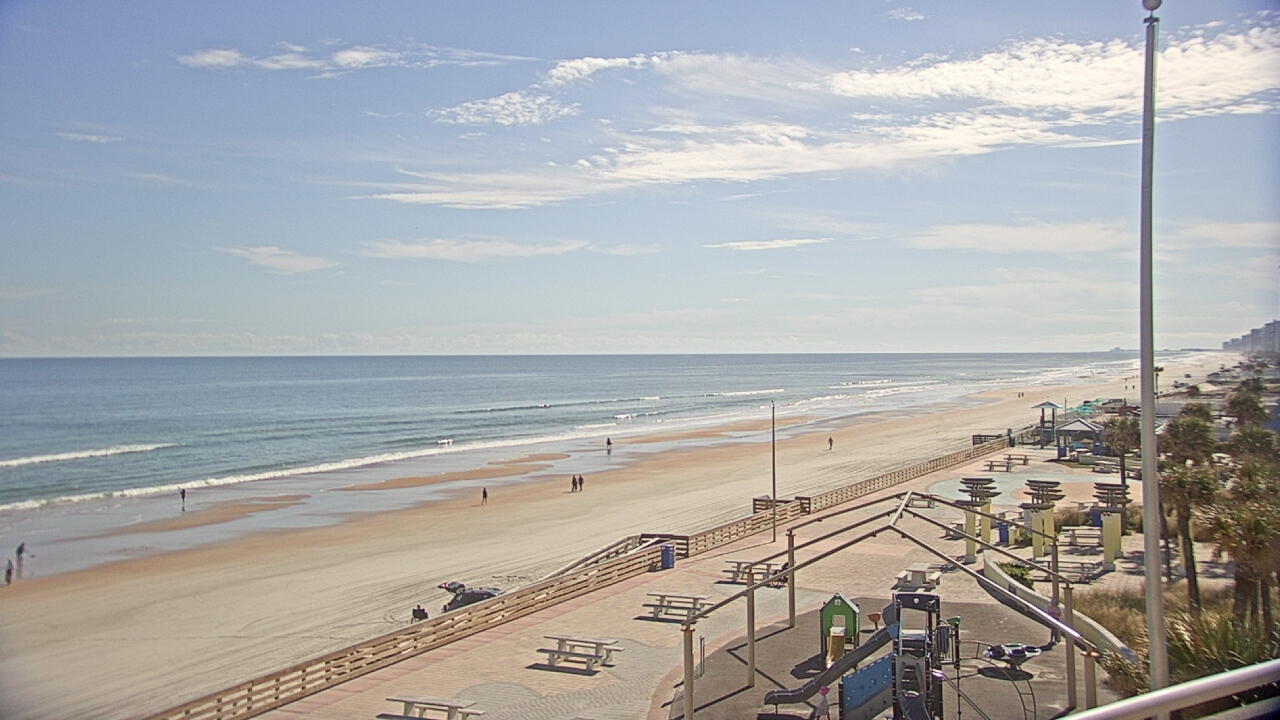 Thumbnail for current weather camera view from Volusia County Lifeguard HQ Admin Center in Daytona Beach, Florida