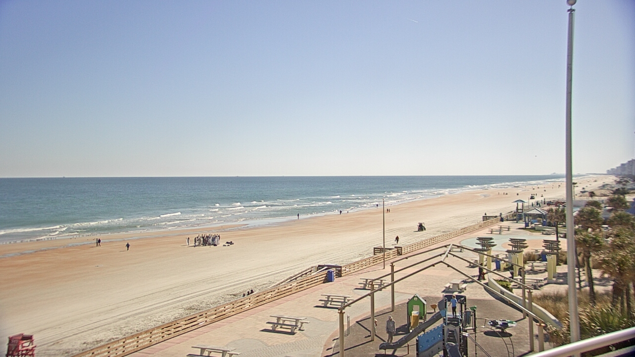 Thumbnail for current weather camera view from Volusia County Lifeguard HQ Admin Center in Daytona Beach, Florida