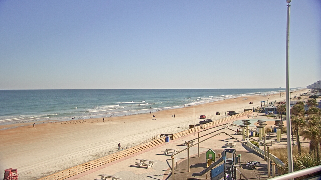 Thumbnail for current weather camera view from Volusia County Lifeguard HQ Admin Center in Daytona Beach, Florida