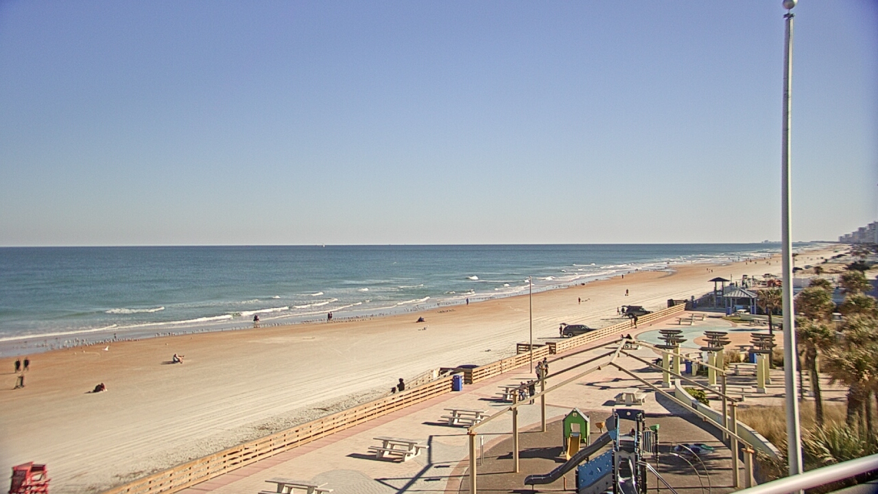 Thumbnail for current weather camera view from Volusia County Lifeguard HQ Admin Center in Daytona Beach, Florida