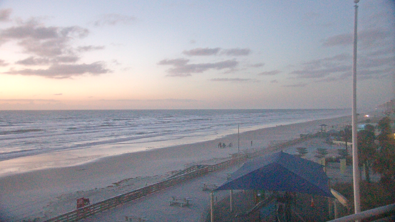 Thumbnail for current weather camera view from Volusia County Lifeguard HQ Admin Center in Daytona Beach, Florida