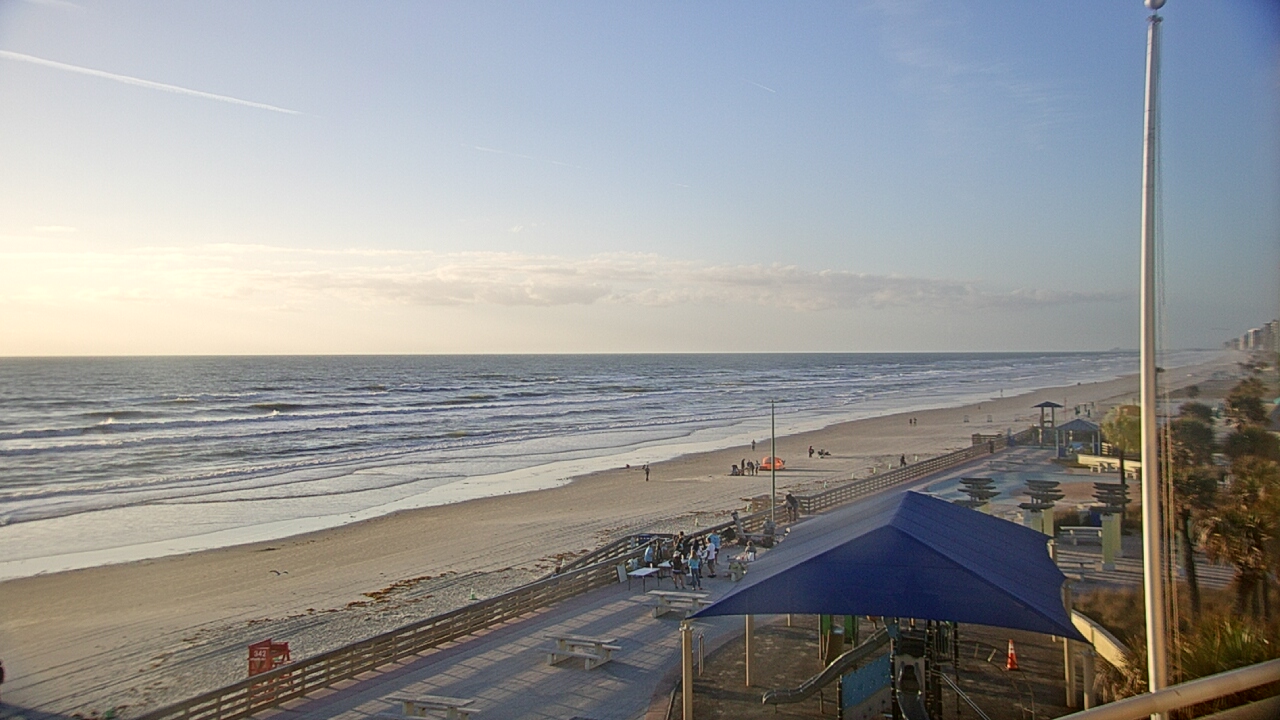 Thumbnail for current weather camera view from Volusia County Lifeguard HQ Admin Center in Daytona Beach, Florida