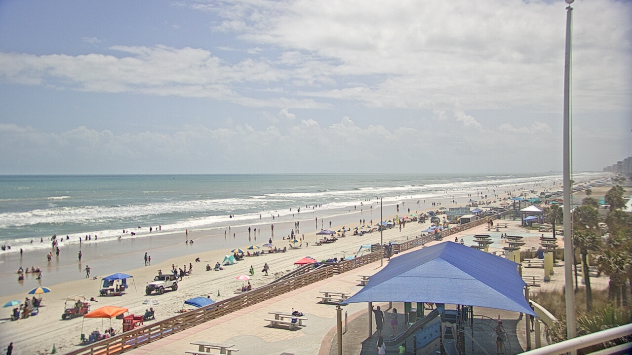 Thumbnail for current weather camera view from Volusia County Lifeguard HQ Admin Center in Daytona Beach, Florida