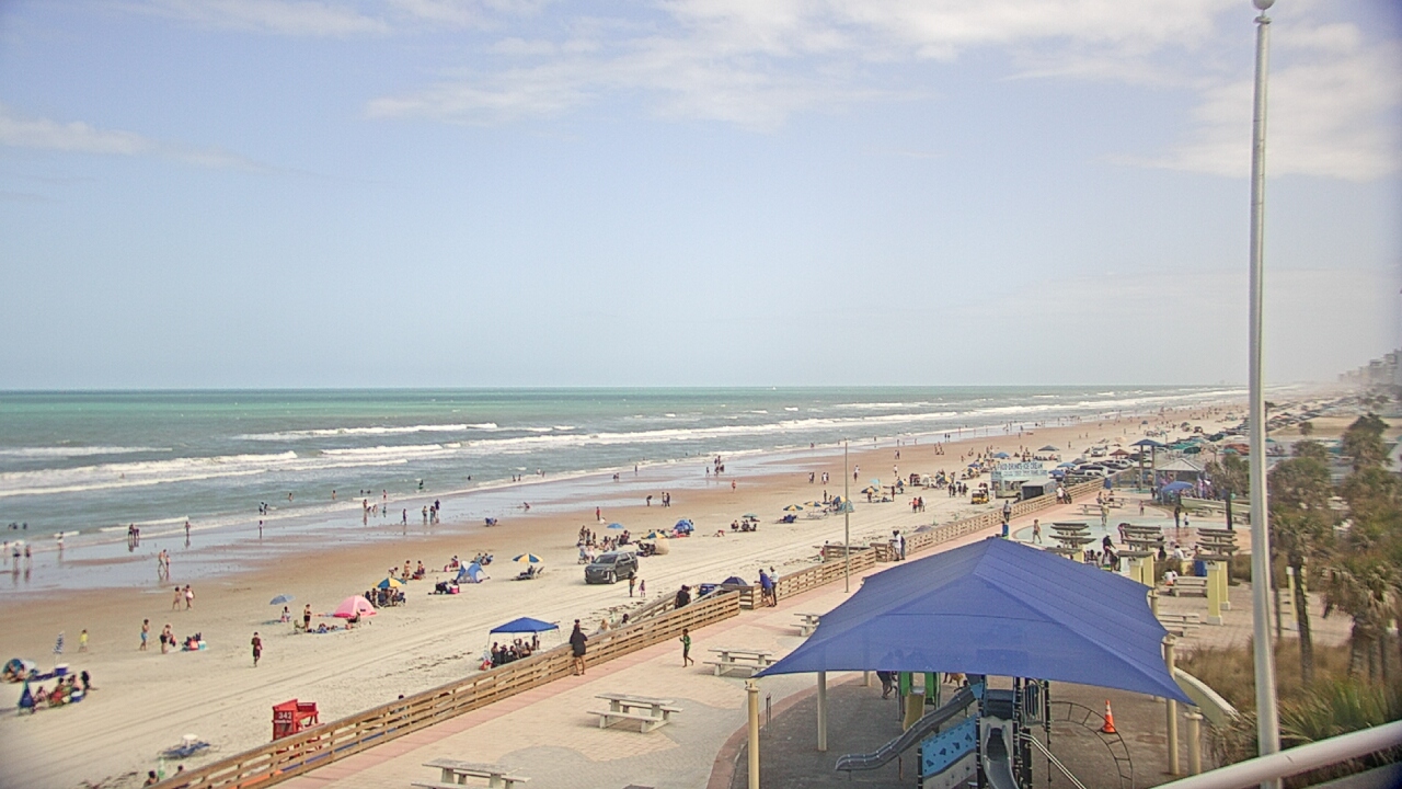Thumbnail for current weather camera view from Volusia County Lifeguard HQ Admin Center in Daytona Beach, Florida