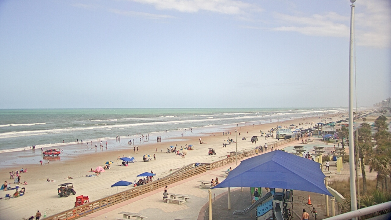 Thumbnail for current weather camera view from Volusia County Lifeguard HQ Admin Center in Daytona Beach, Florida