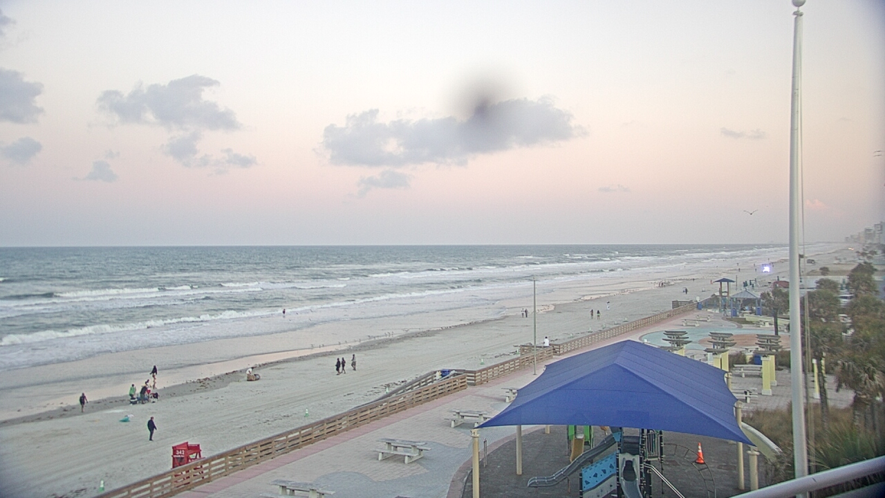 Thumbnail for current weather camera view from Volusia County Lifeguard HQ Admin Center in Daytona Beach, Florida