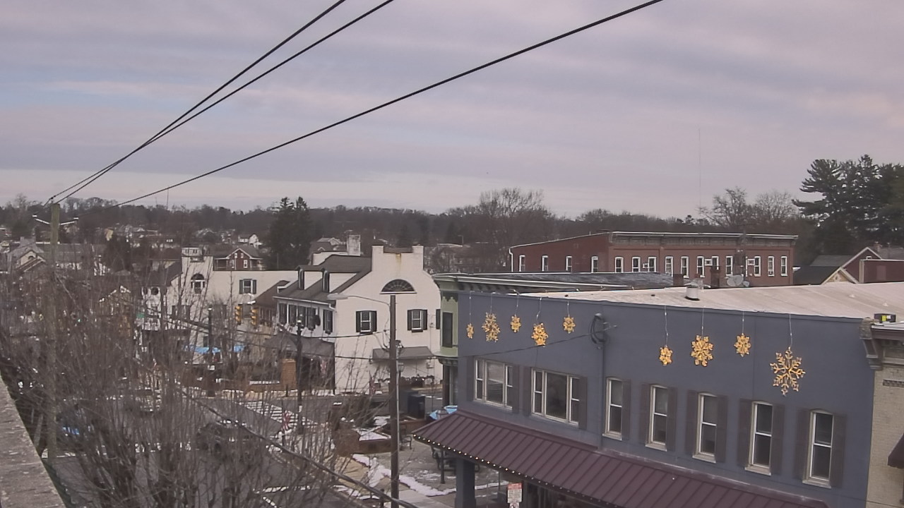Thumbnail for current weather camera view from Elizabethtown Public Library in Elizabethtown, Pennsylvania