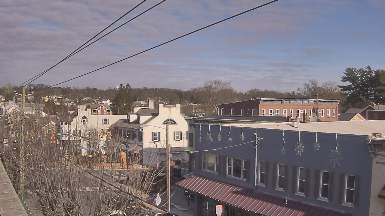 Thumbnail for current weather camera view from Elizabethtown Public Library in Elizabethtown, Pennsylvania