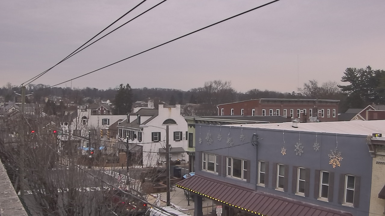 Thumbnail for current weather camera view from Elizabethtown Public Library in Elizabethtown, Pennsylvania