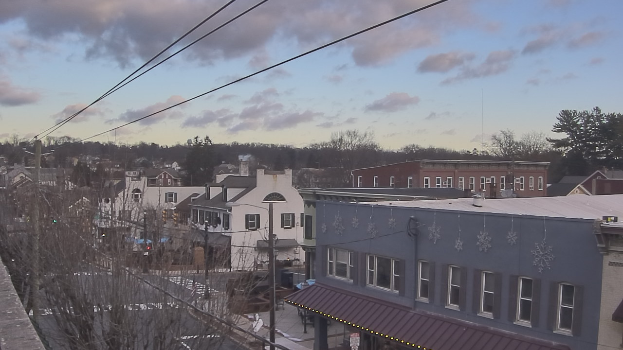 Thumbnail for current weather camera view from Elizabethtown Public Library in Elizabethtown, Pennsylvania
