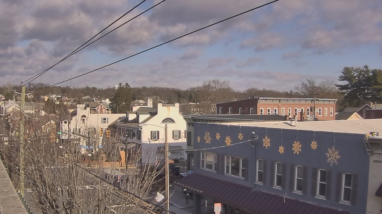 Thumbnail for current weather camera view from Elizabethtown Public Library in Elizabethtown, Pennsylvania