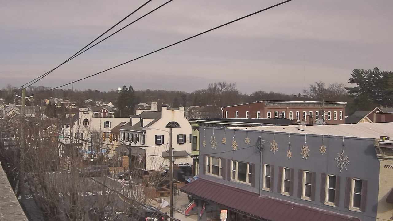 Thumbnail for current weather camera view from Elizabethtown Public Library in Elizabethtown, Pennsylvania
