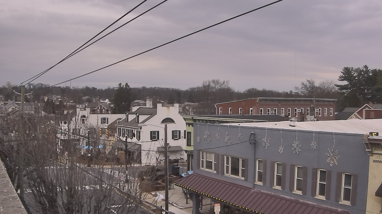 Thumbnail for current weather camera view from Elizabethtown Public Library in Elizabethtown, Pennsylvania