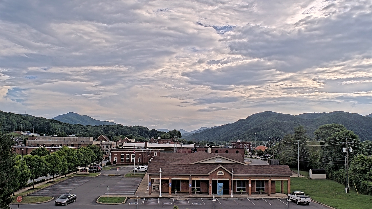 Thumbnail for current weather camera view from Erwin Town Hall in Erwin, Tennessee