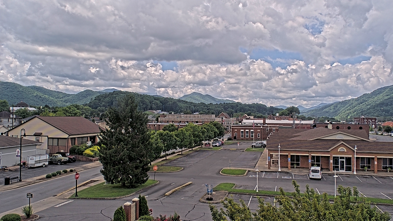 Thumbnail for current weather camera view from Erwin Town Hall in Erwin, Tennessee
