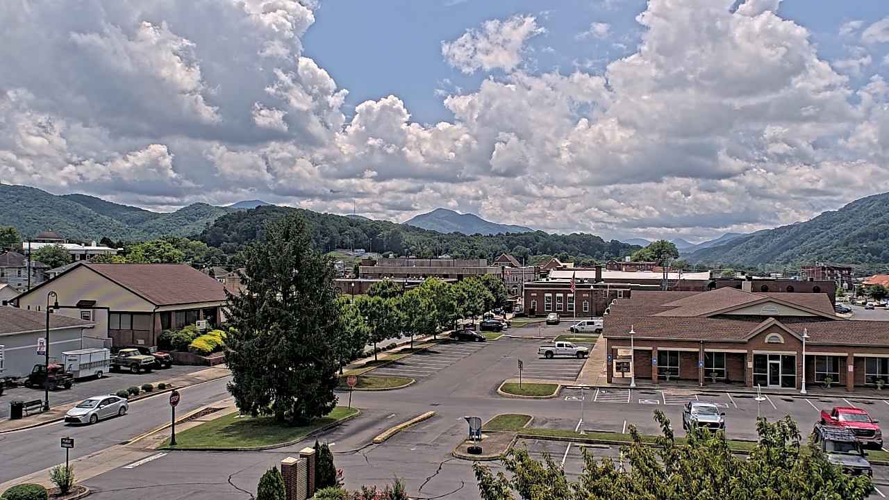 Thumbnail for current weather camera view from Erwin Town Hall in Erwin, Tennessee