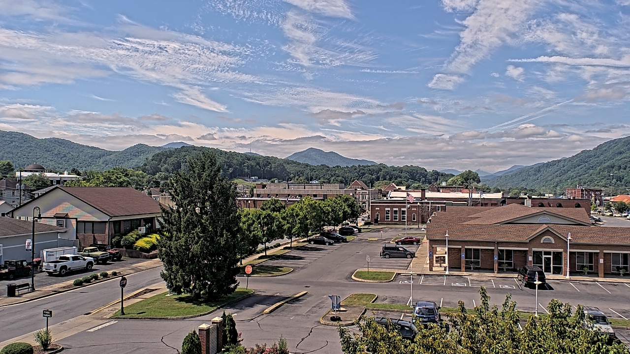 Thumbnail for current weather camera view from Erwin Town Hall in Erwin, Tennessee