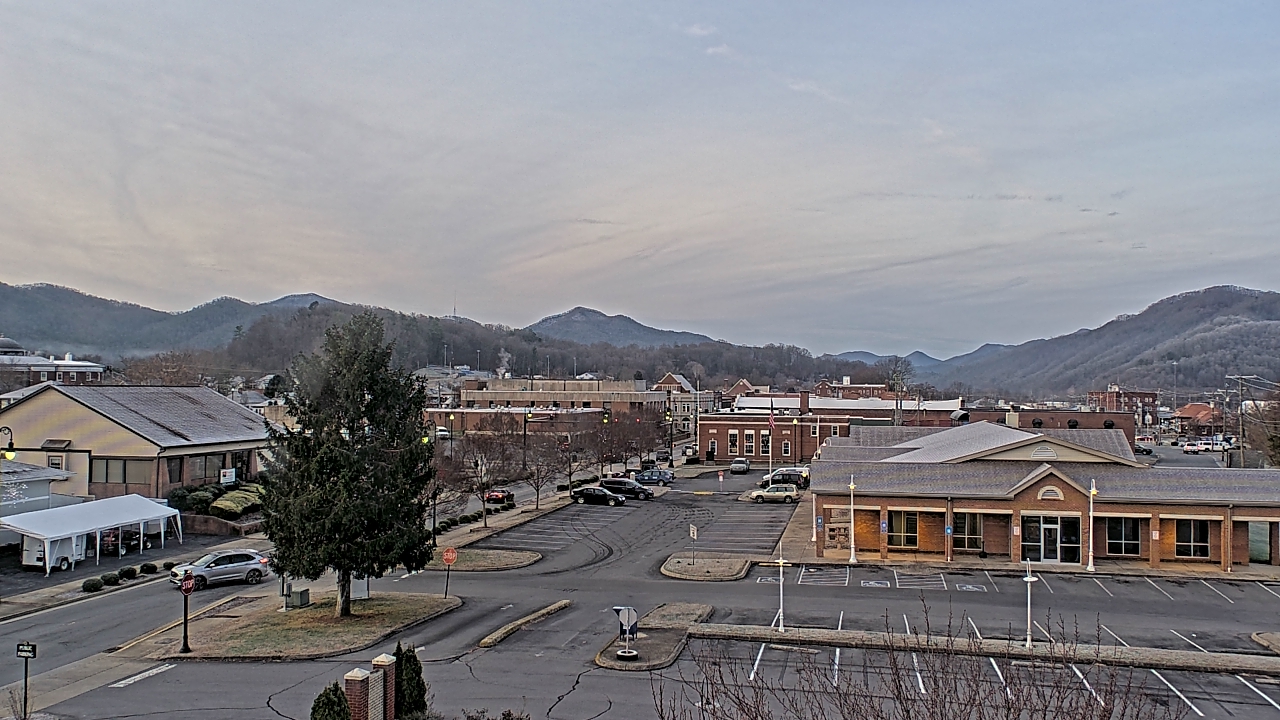 Thumbnail for current weather camera view from Erwin Town Hall in Erwin, Tennessee