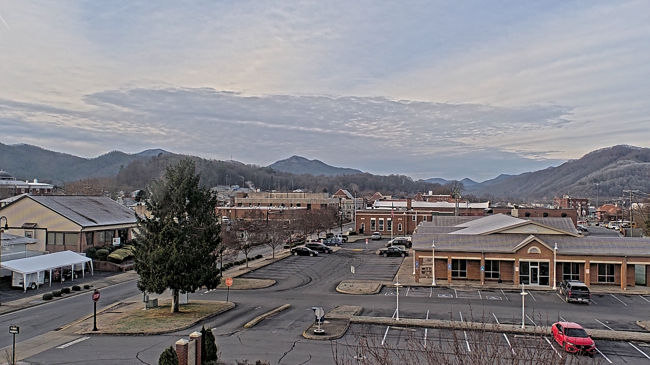 Thumbnail for current weather camera view from Erwin Town Hall in Erwin, Tennessee