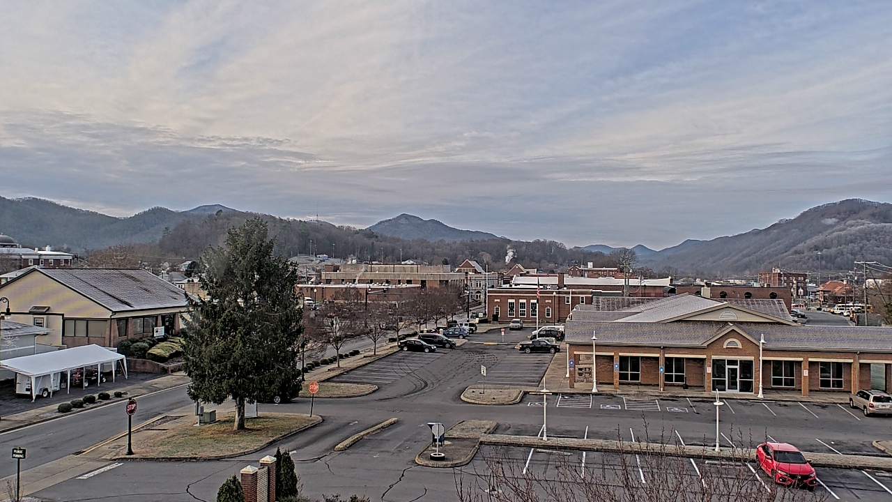 Thumbnail for current weather camera view from Erwin Town Hall in Erwin, Tennessee