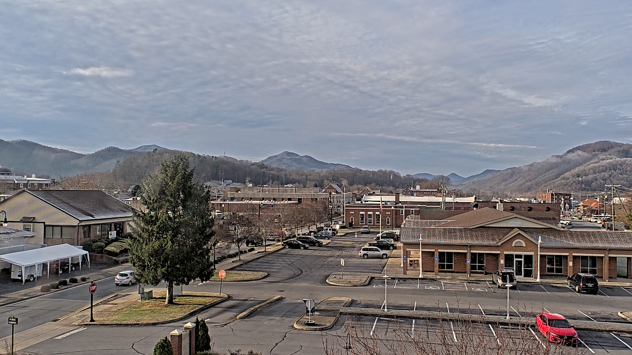 Thumbnail for current weather camera view from Erwin Town Hall in Erwin, Tennessee