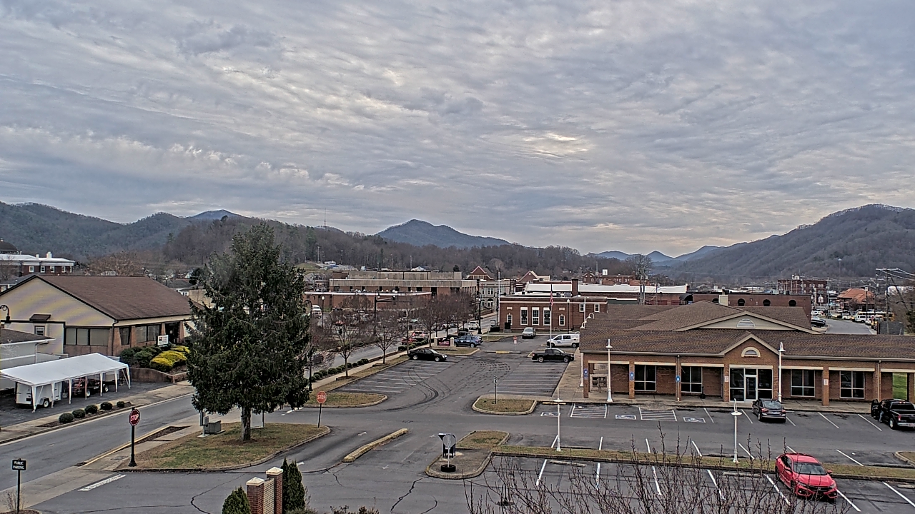 Thumbnail for current weather camera view from Erwin Town Hall in Erwin, Tennessee