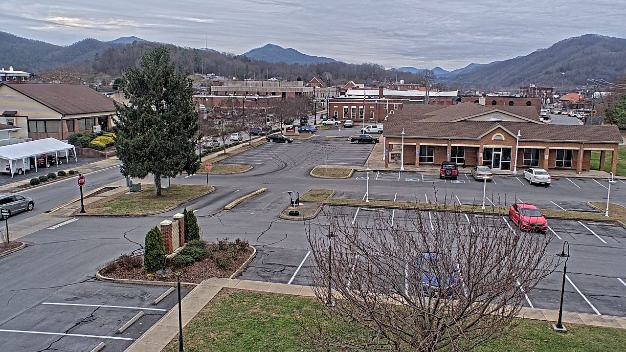 Thumbnail for current weather camera view from Erwin Town Hall in Erwin, Tennessee