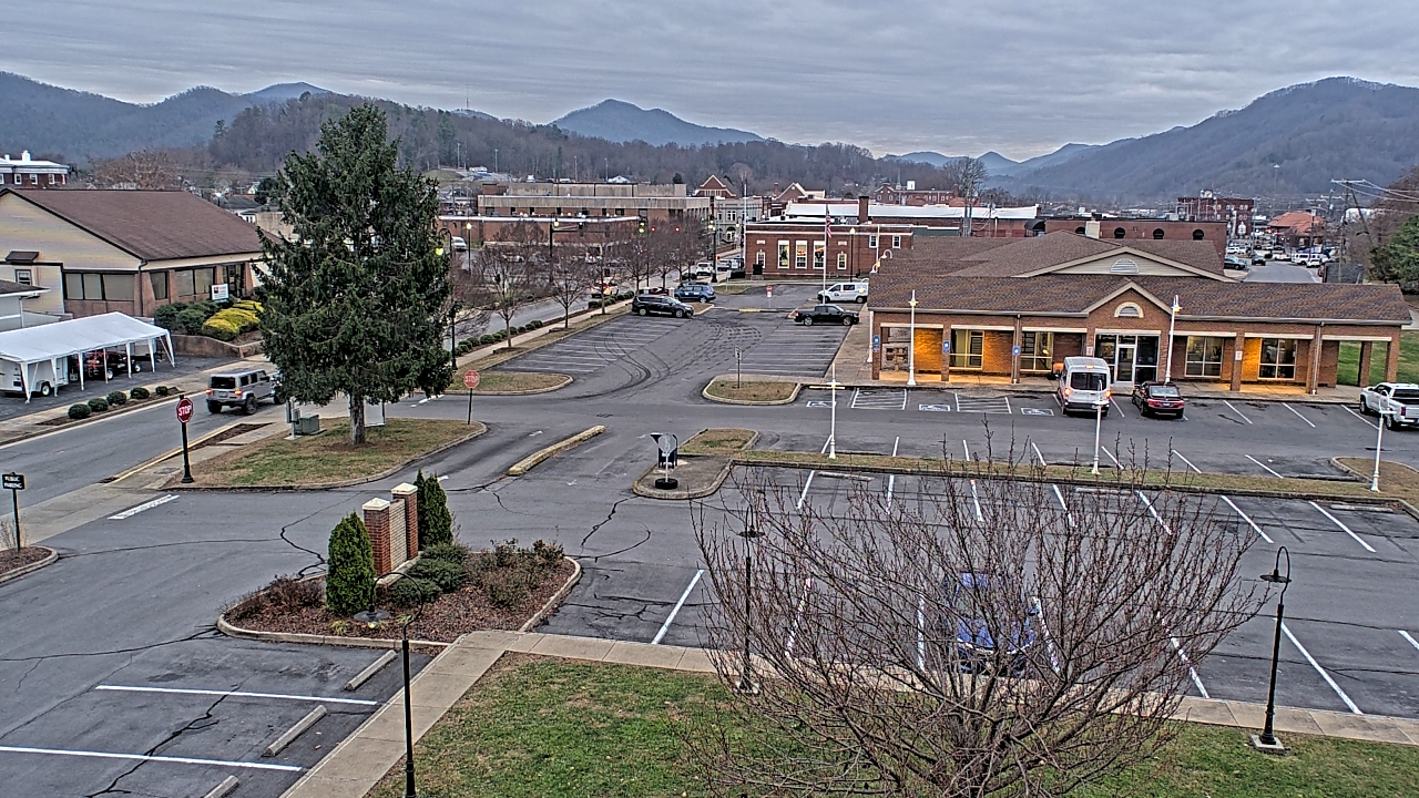 Thumbnail for current weather camera view from Erwin Town Hall in Erwin, Tennessee