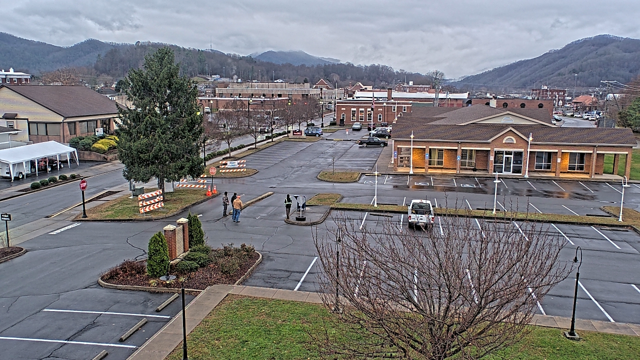 Thumbnail for current weather camera view from Erwin Town Hall in Erwin, Tennessee